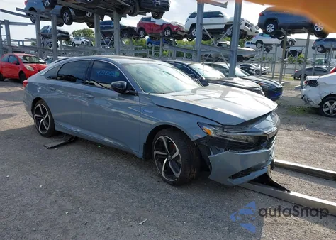 2022 Honda Accord Hybrid Sport из США, поврежденный, VIN 1HGCV3F28NA042055